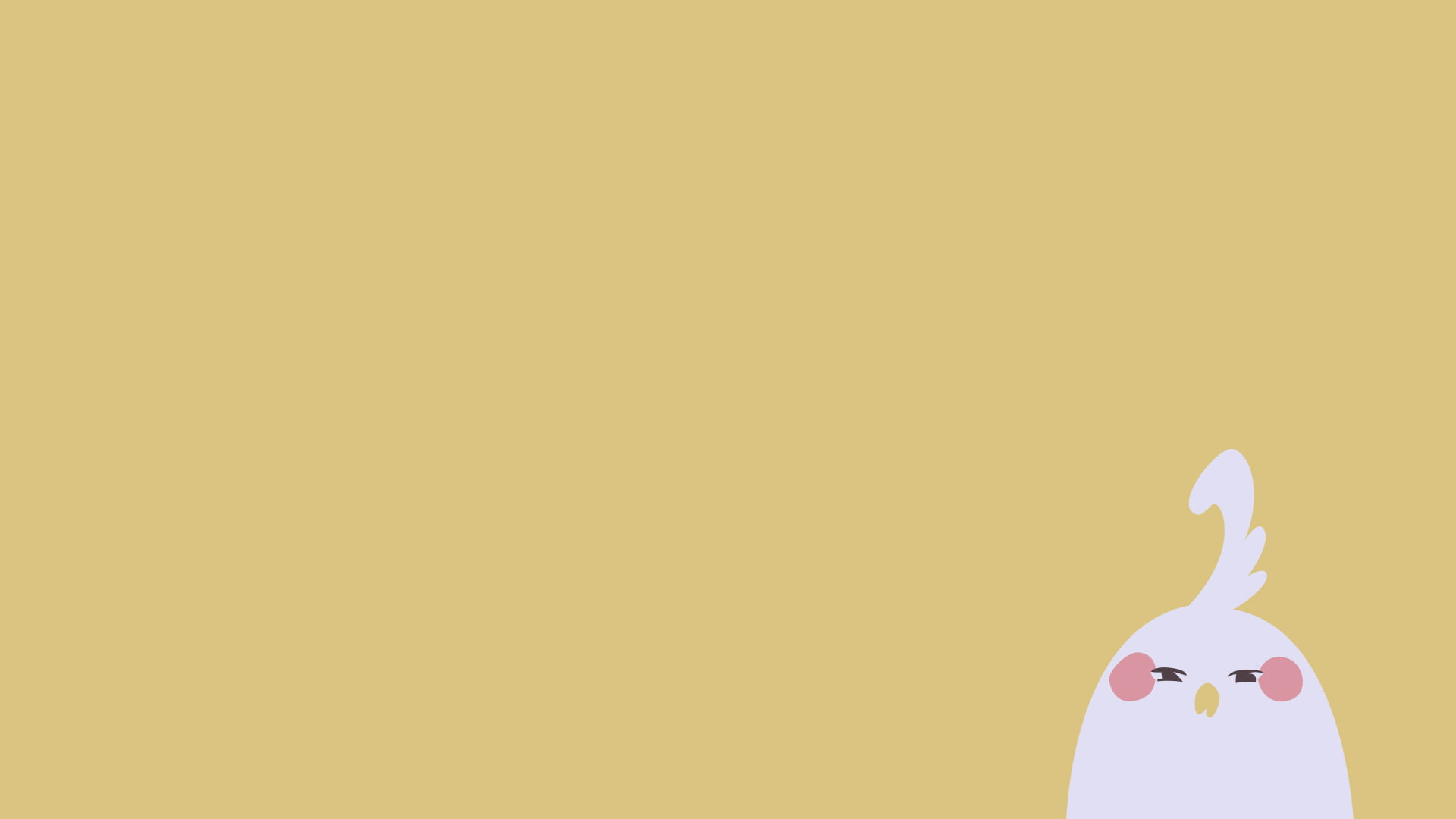 cartoon character illustration, Tamako Market, minimalism, artwork, simple background
