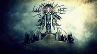 white and gray cathedral painting, Demon's Souls, video games HD wallpaper