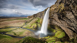 cascading waterfalls, landscape, waterfall, nature, rock