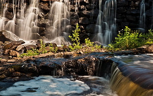 Waterfall,  Foam,  River,  Mountains