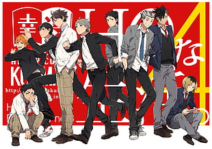 anime characters wallpaper, Haikyuu!!, anime boys, Hinata Shouyou, Kageyama Tobio HD wallpaper