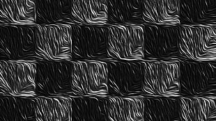 black and white zebra print textile, dark, wire, lines, black HD wallpaper