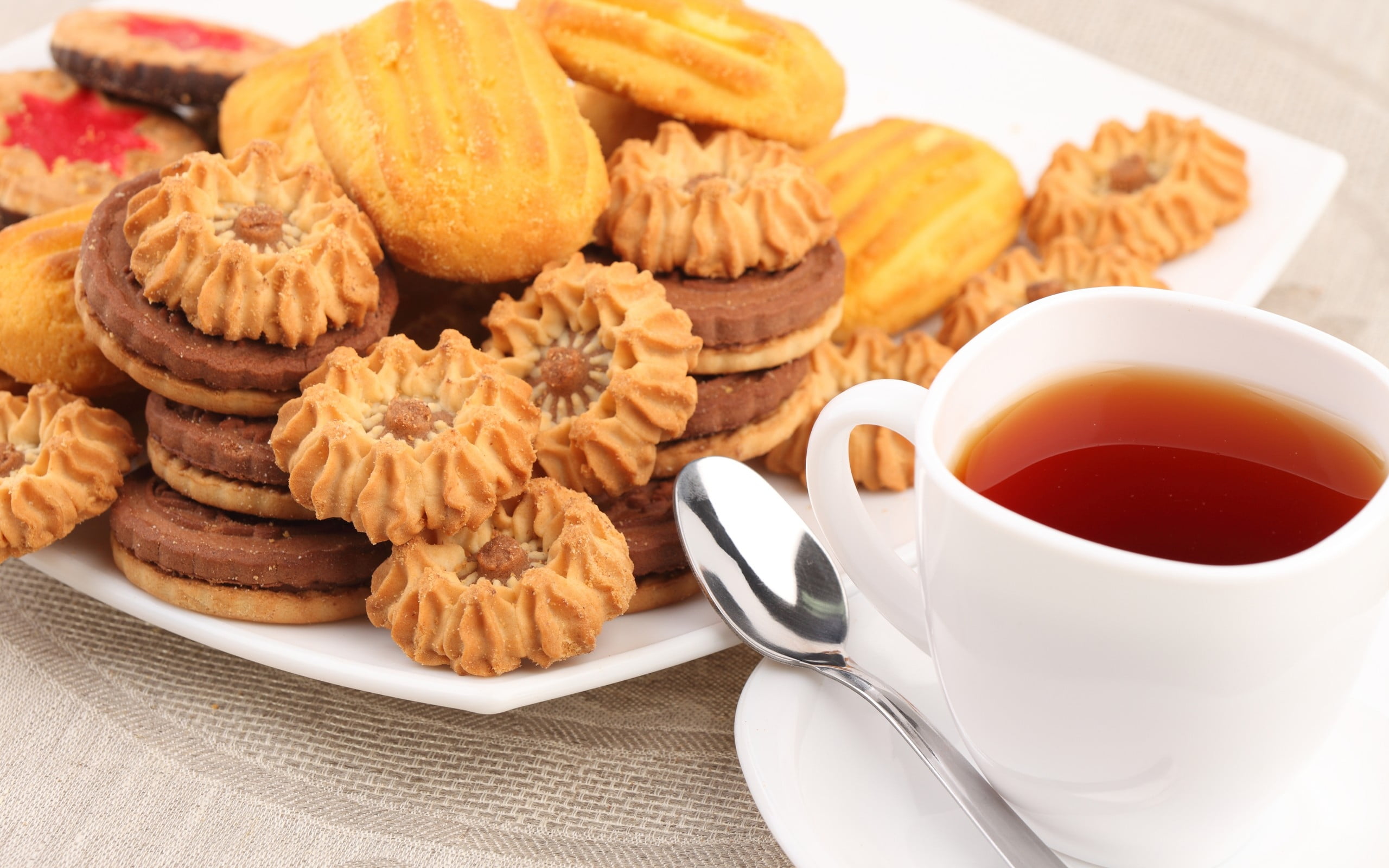 cookies and cup of tea