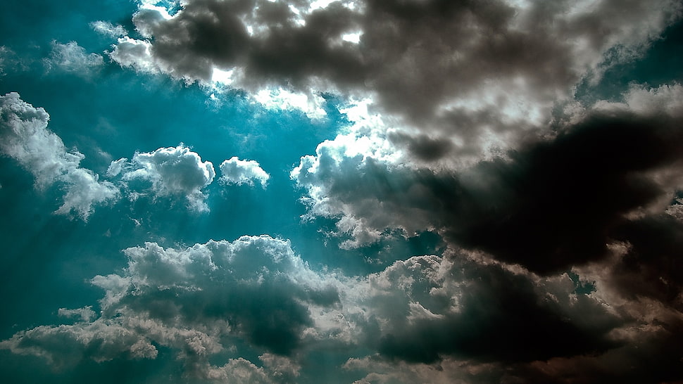 photo of white clouds HD wallpaper