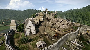 village game application, video games, Kingdom Come: Deliverance, Warhorse Studios HD wallpaper