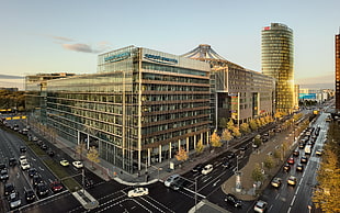 brown high-rise building, city, Berlin, Germany, street