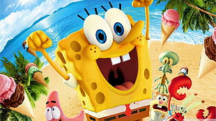 Spongebob Squarepants illustration, SpongeBob SquarePants HD wallpaper