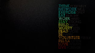 motivational quote with black background HD wallpaper