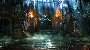 Mortal kombat,  Goro,  Art HD wallpaper
