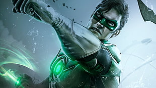 Green Lantern digital wallpaper HD wallpaper