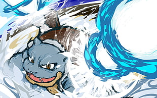 Pokemon Blastoise illustration, Pokémon, Blastoise HD wallpaper