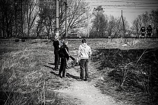 men's white striped hoodie, children, monochrome, fighting, Russia