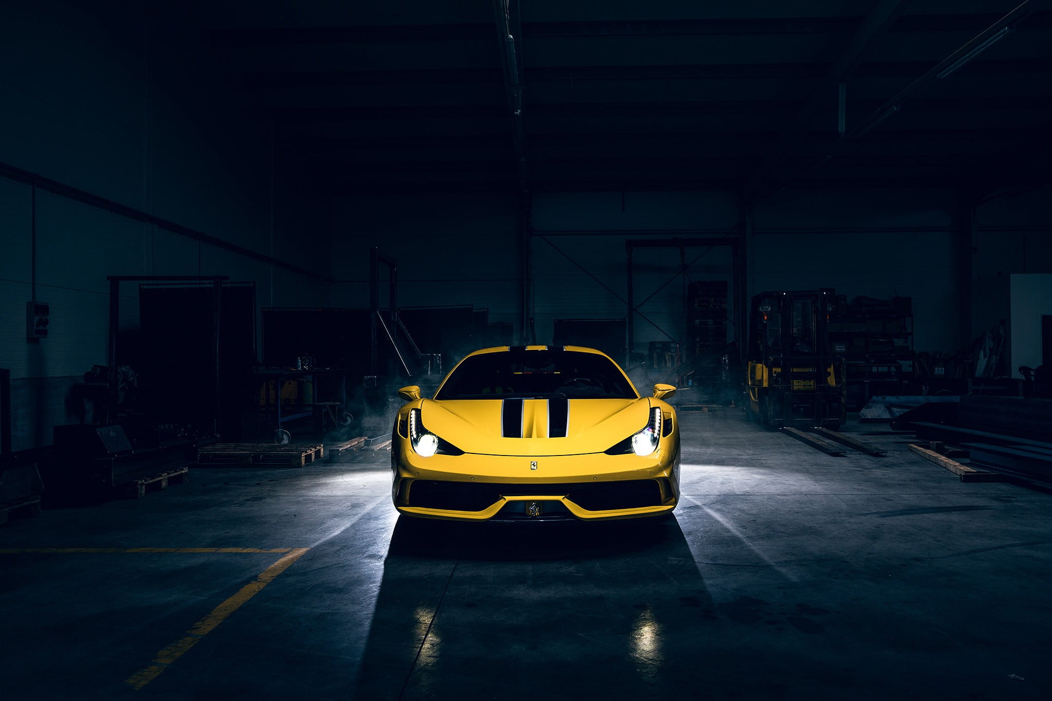Yellow and black sports vehicle, yellow cars, vehicle, car, Ferrari HD  wallpaper | Wallpaper Flare