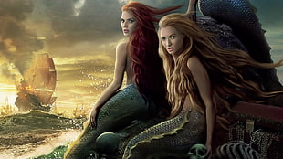 two mermaids wallpaper