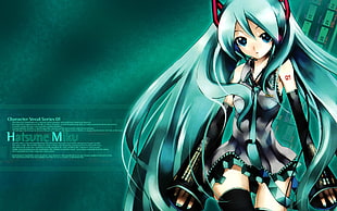 Vocaloid Hatsune Miku digital wallpaper, Hatsune Miku, Vocaloid