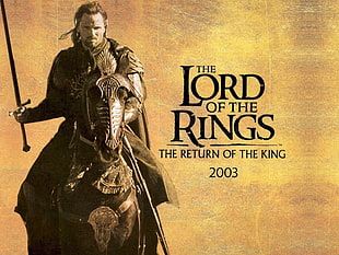 The Lord Of The Rings The Return of the King 2003 poster, movies, The Lord of the Rings: The Return of the King, Aragorn, Viggo Mortensen HD wallpaper