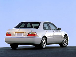 silver Acura sedan