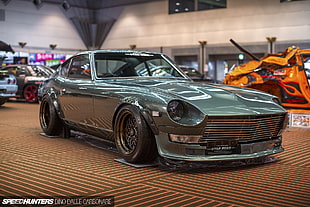 green coupe, car, Speedhunters , Speedhunters, car show
