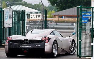 silver Pagani luxury car, car, Pagani Zonda Cinque, Huayra HD wallpaper