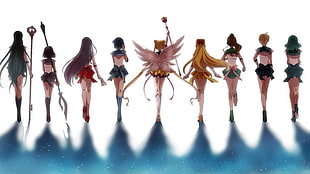 Sailor Mon illustration HD wallpaper