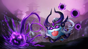 character wallpaper, League of Legends, Poro, Syndra HD wallpaper