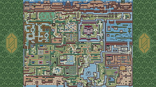 Pokemon gameplay map, The Legend of Zelda, The Legend of Zelda: Link's Awakening, map, rupee HD wallpaper