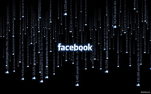 Facebook wallpaper, Facebook, typography, digital art HD wallpaper