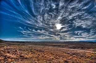 desert under blue sky, price, utah