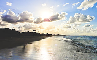 beach during sunrise photography