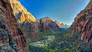 brown mountain, nature, mountains, desert