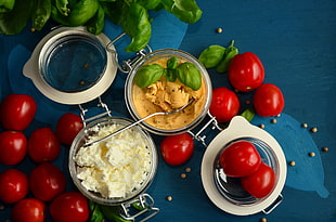 tomatoes with canisters