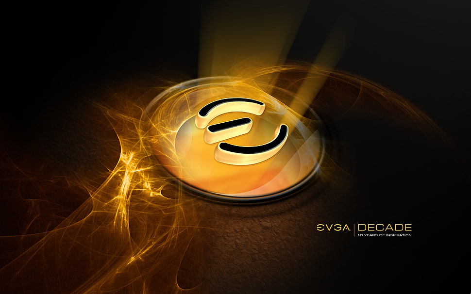 Evga Decade logo illustration, EVGA HD wallpaper
