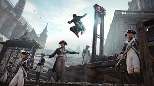 game wallpaper, Assassin's Creed, Assassin's Creed:  Unity HD wallpaper