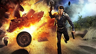 Just Cause digital wallpaper, Just Cause, video games