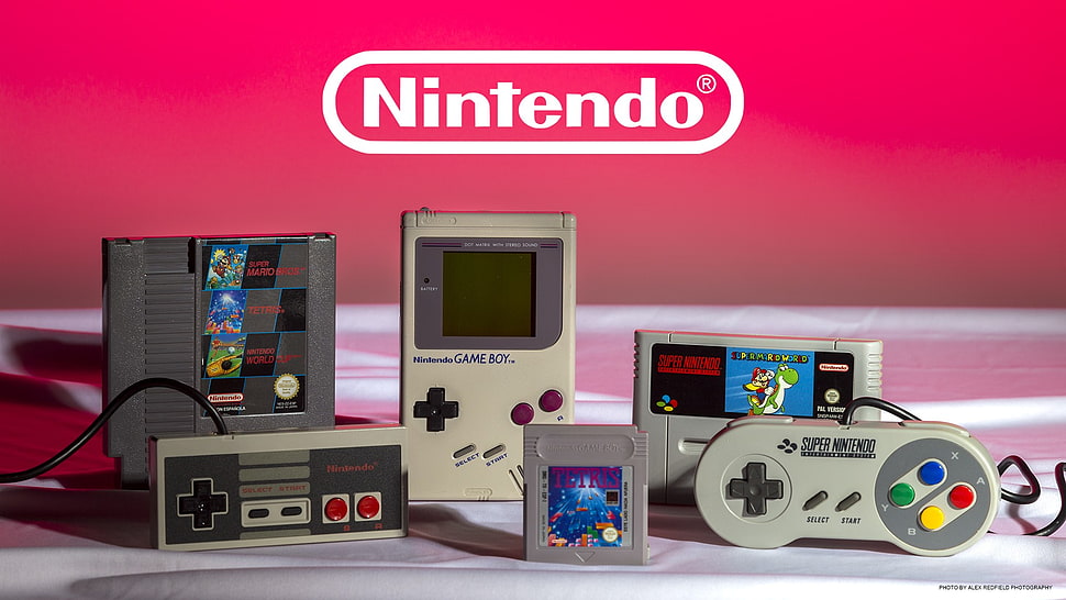 Gray Nintendo Game Boy console and cartridges with text overlay, Nintendo, Super  Nintendo, Super Mario, retro games HD wallpaper | Wallpaper Flare