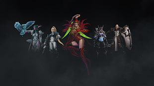 game characters digital wallpaper, heroes of the storm, Tyrande, Nova, Valeera HD wallpaper
