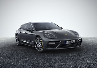 grey Porsche Panamera