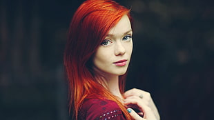 woman with red hair