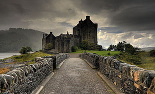 gray concrete castle, architecture, medieval, castle, Scotland