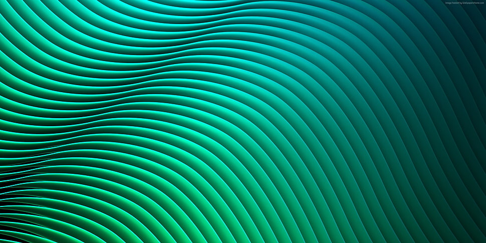 green 3D wall paper HD wallpaper