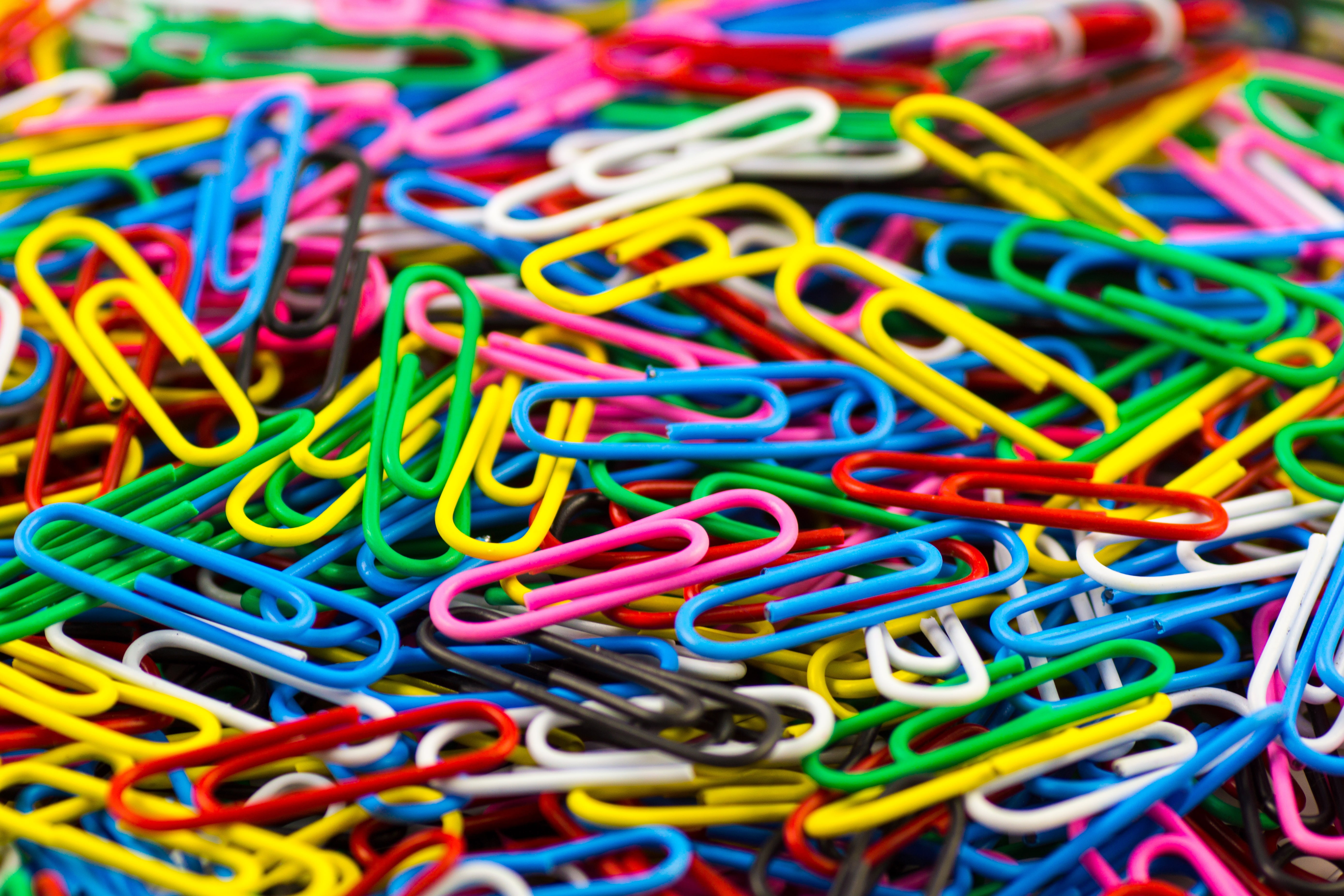 Selective photograph of paper clips HD wallpaper | Wallpaper Flare
