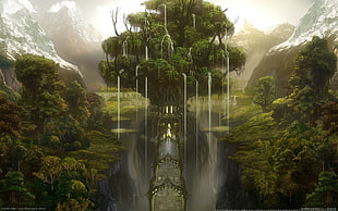 tree of life, trees, fantasy art