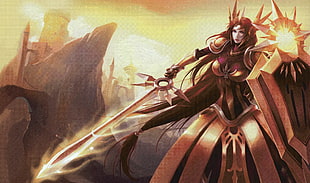 game character wallpaper, League of Legends, video games, Leona (League of Legends) HD wallpaper