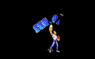 SEGA application illustration, Sega, Streets of Rage, simple background, 16-bit