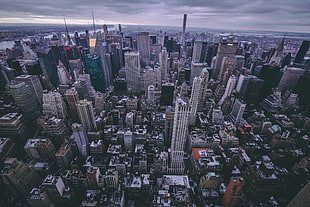 New york,  Usa,  Skyscrapers,  Top view