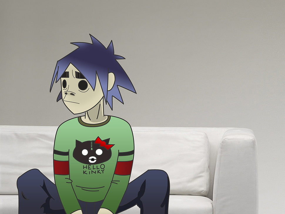 The Gorillaz poster, Gorillaz, 2-D, Jamie Hewlett HD wallpaper