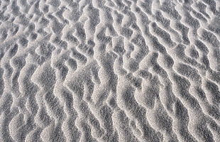 gray sand field