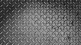 grey steel panel HD wallpaper