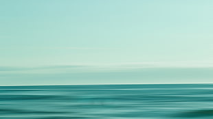 blue body of water wallpaper, long exposure, blurred HD wallpaper