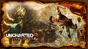 Uncharted 2 Among Thieves game HD wallpaper